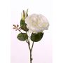 Konstgjord gren av kålros JUDY, krämfärgad, 40cm, Ø9cm