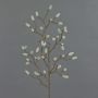 Dekorativ gren av magnolia KOTORI, grå, 75cm, Ø0,5-1cm