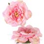 Konstgjord rosblomma SASKIA, flytande, rosa, 5cm, Ø15cm