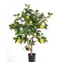 Konstgjord citronträd ZYPRIAN, äkta stam, med frukter, 85cm