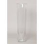 Konisk golvvase AMNA OCEAN i glas, transparent, 70cm, Ø17cm