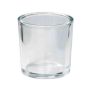 Blomkruka i glas JOHN OCEAN, transparen, 14cm, Ø14cm