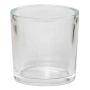 Blomkruka i glas JOHN OCEAN, transparen, 12cm, Ø12cm