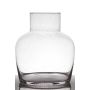 Glasvas GRACIE med bubblor, klar, 26cm, Ø22cm