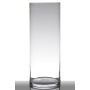 Glasvas, cylindrisk, SANSA EARTH, transparen, 50cm, Ø19cm