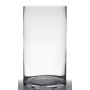 Glasvas, cylinderformad, SANSA EARTH, transparen, 45cm, Ø25cm