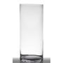 Glasvas, cylindrisk, SANSA EARTH, transparen, 60cm, Ø25cm