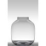 Rund glasvas GEORGIA EARTH, transparen, 38cm, Ø34cm
