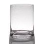 Cylindrisk glasvas SANUA med bubblor, klar, 20cm, Ø15cm