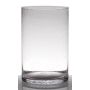 Cylindrisk glasvas SANUA med bubblor, klar, 30cm, Ø19cm