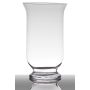 Ljuslykta i glas LEA EARTH, transparen, 25cm, Ø15cm