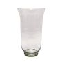 Vindljus i glas LEA EARTH, transparent, 38cm, Ø21,5cm