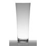 Konisk blomvas AMNA EARTH i glas, transparen, 40cm, Ø16,5cm
