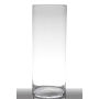 Glasvas med botten, cylindrisk, SANYA EARTH, klar, 50cm, Ø19cm