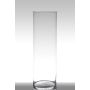 Glasvas, cylindrisk, SANYA EARTH, transparen, 60cm, Ø19cm