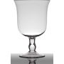 Glasvas NOELLE på fot, klar, 24cm, Ø15,5cm