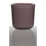 Värmeljushållare NICK av glas, gammaldagsrosa, antikrosa, 7,5cm, Ø7,5cm