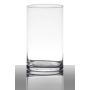 Glasvas, cylindrisk, SANYA EARTH, transparen, 15cm, Ø9cm