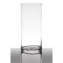 Glasvas, cylindrisk, SANYA EARTH, transparen, 19cm, Ø9cm