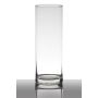 Glasvas, cylindrisk, SANYA EARTH, transparen, 24cm, Ø9cm