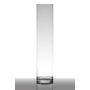 Glasvas, cylindrisk, SANYA EARTH, transparen, 40cm, Ø9cm