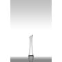 Smal glasvas PATTY EARTH, transparen, 25cm, Ø6cm