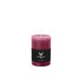 Blockljus för ljuslykta AURORA, magenta, 14cm, Ø10cm, 100 timmar - Tillverkat i Tyskland