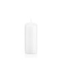 Stumpvaxljus MAEVA, vitt, 18,5cm, Ø6cm, 61h - Tillverkat i Tyskland