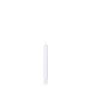 Ljusstake CHARLOTTE, vit, 18,5cm, Ø2,1cm, 6,5h - Tillverkad i Tyskland