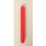 Ljusstake CHARLOTTE, röd, 18,5cm, Ø2,1cm, 6,5h - Tillverkad i Tyskland