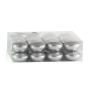 Flytande ljus ORNELLA, 24 stycken, silver, Ø4,5cm, 4h