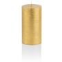 Julstearinljus MATHILDA, guld, 9cm, Ø5,8cm, 33 timmar - Tillverkad i Tyskland