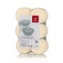 Maxi-te-ljus KENNY, 12 st, krämfärgade, 2,1cm, Ø5,6cm, 8 timmar