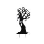 Halloween-dekoration silhuett träd SPOOKY TREE, metall, svart, 150cm