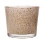 Maxi-te-ljusglas ALENA GRANIT, granitsand, 9cm, Ø10cm