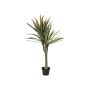 Konstgjord Dracaena Fragrans RALIAN, konststam, grön-röd, 120cm