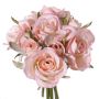 Konstgjord rosbukett ROSILA, rosa, 20cm, Ø15cm