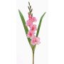 Konstgjord gladiolus ELEA, rosa, 80cm, Ø7-9cm