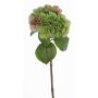 Konstgjord hortensia CHIDORI, grön-rosa, 60cm, Ø18cm
