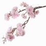 Konstgjord japansk körsbärsblomgren RUKIA med blommor, ljusrosa-vit, 90cm, Ø3-6cm