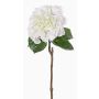 Konstgjord hortensia CHIDORI, vit-grön, 60cm, Ø18cm