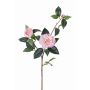 Textilkameliagren RIXA med blommor, rosa, 85cm, Ø5-10cm