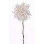 Konstgjord dahlia SMILA, krämfärgad, 55cm, Ø12cm