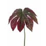 Konstblad Aralia IMANA, rödgrönt, 80cm