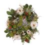 Konstgjord höstkrans SABINE, gerbera, krämfärgad, Ø30cm