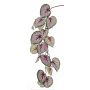 Konstgjord bladbegonia, kvist KATRICE, violett-grön, 110cm