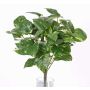 Konstgjord Pothos NAEL, sticka, svårantändlig, grön-vit, 50cm