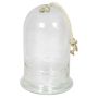 Glasburk VOLTA med tallrik, snöre, klar, 28,5cm, Ø18cm