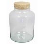 Förvaringsburk DOGAN med kork, klar, transparen, 29,5cm, Ø21cm, 8,5l