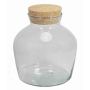 Förvaringsburk DIETER med korklock, transparen, 30cm, Ø29cm